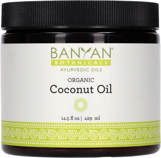 Aceite de coco, orgánico de 14.5 Oz 3265 Banyan Botanicals