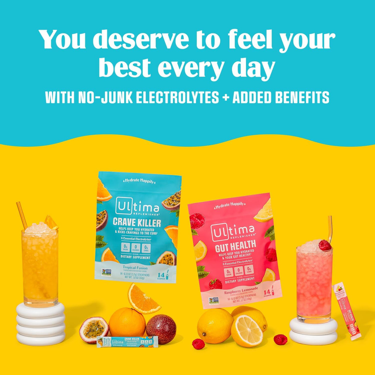 Suplemento Crave Killer Ultima Replenisher – 14 Stickpacks