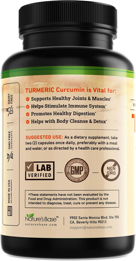 Suplemento de curcumina de cúrcuma con jengibre y vinagre