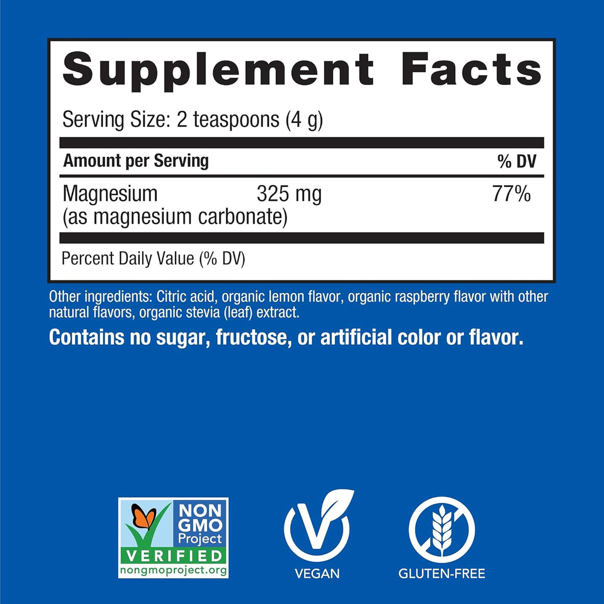 Suplementos Alimenticios Magnesio anti estrés orgánico