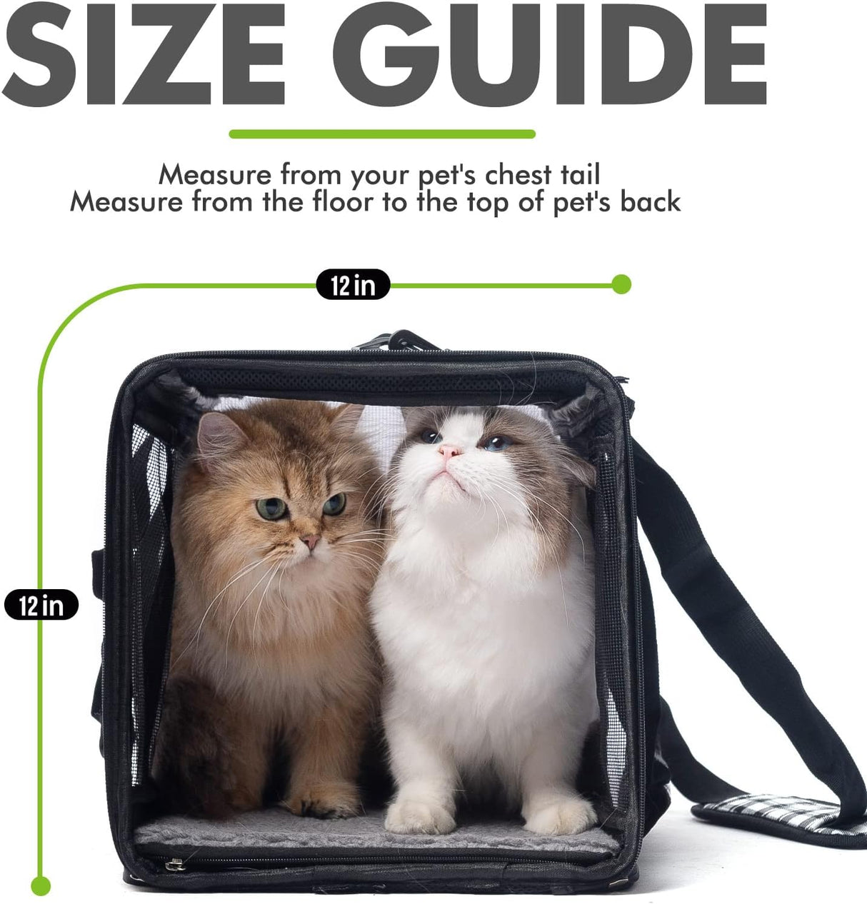 Transportadora para Gatos EXPAWLORER, Suave, Aprobada Aerolínea