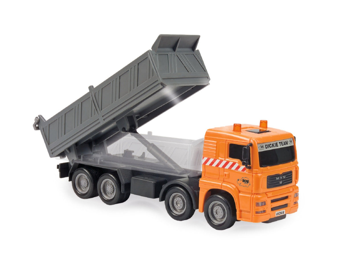 DICKIE TOYS 48 '' Mega Crane and Truck Vehicle and Playset