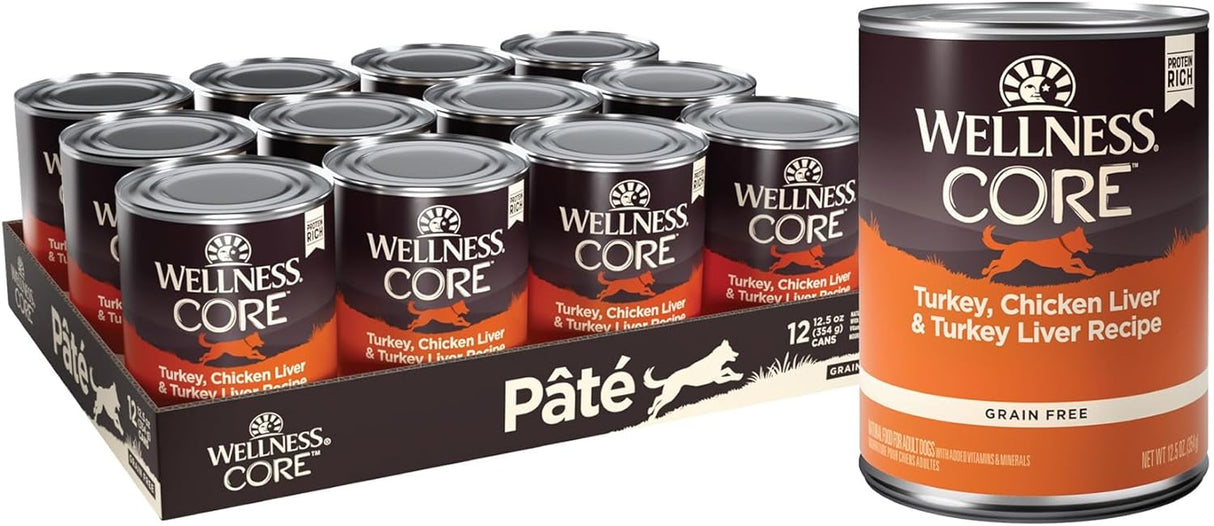 Alimento húmedo para perro natural sin granos Wellness Core