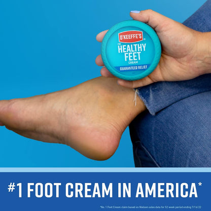 Crema de Pies Healthy Feet, Frasco 3.2 onzas, K0320001