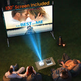 Proyector HAPPRUN 1080P WiFi Bluetooth, 12000L, portátil