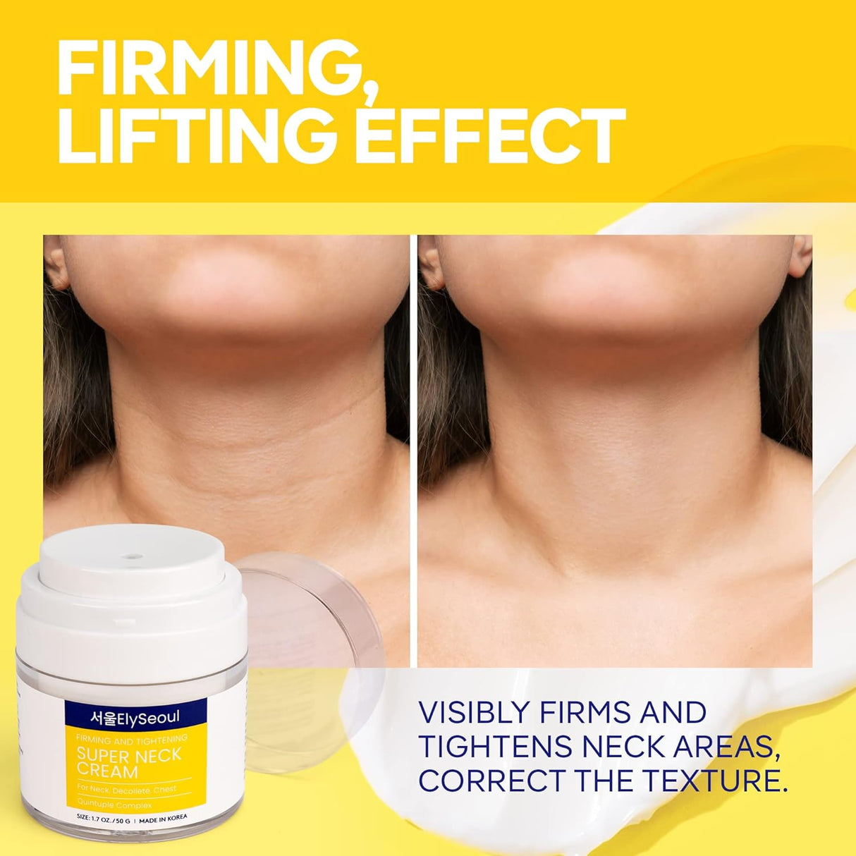 Crema coreana para el cuidado de la piel para el cuello