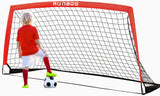 RUNBOW Portería de fútbol portátil para niñosde patio