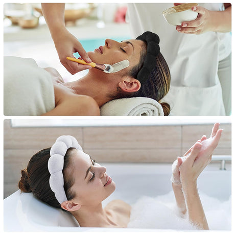 Diademas de spa para lavar la cara o el rostro Susanny