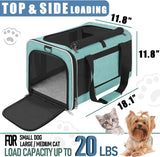 Transportín suave para perro pequeño, marca desconocida, hasta 15 lbs
