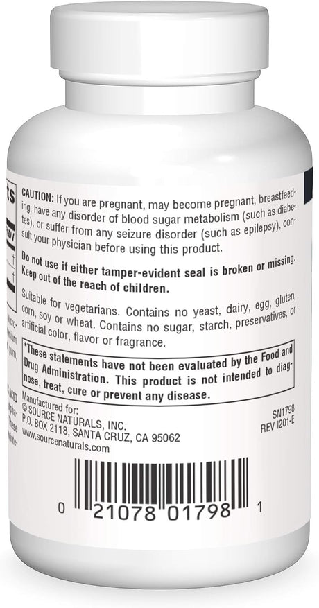 Acetil L-Carnitina y Ácido Alfa-Lipoico 650mg - Source Naturals