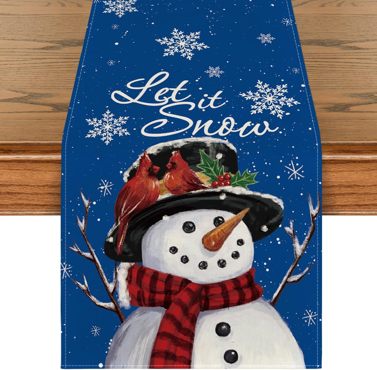 Camino de Mesa Artoid Mode 13x72 Pulgadas Let It Snow