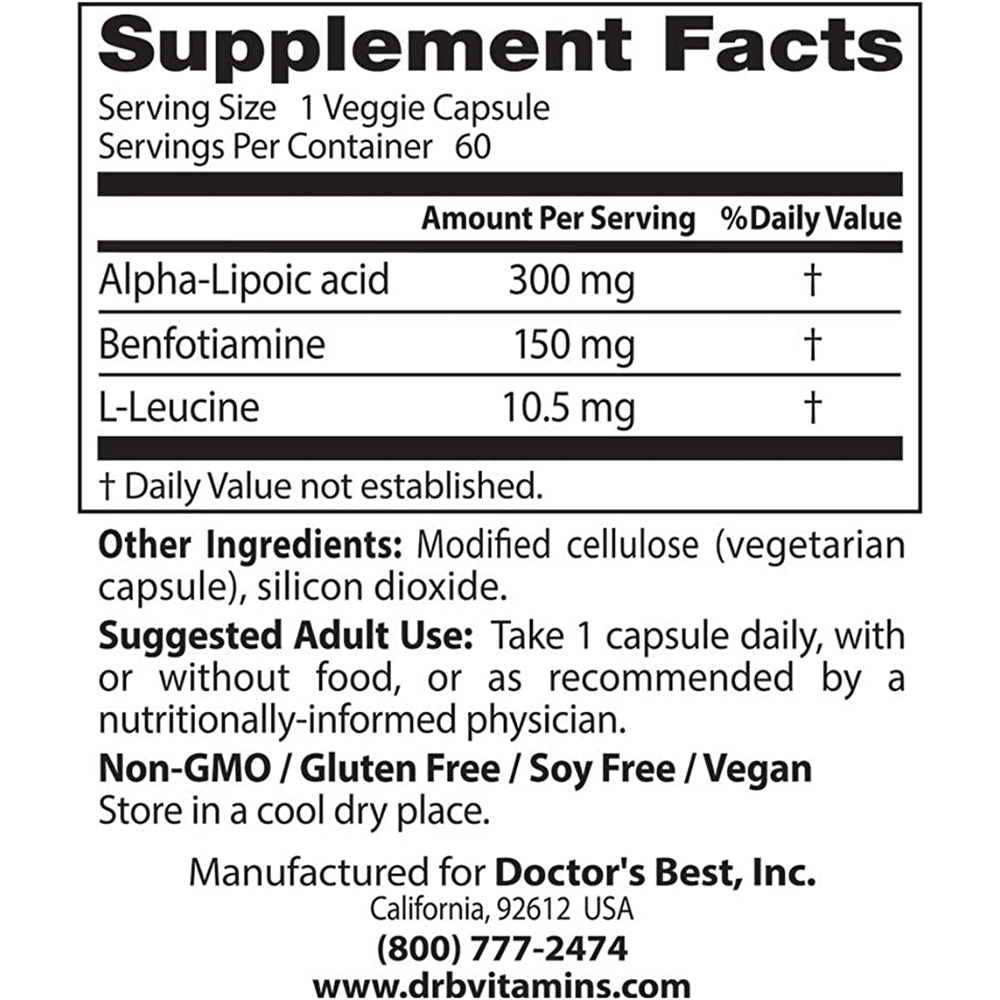 Suplementos Alimenticios Ácido alfa lipoico