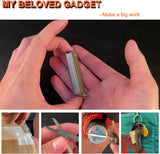 Cuchillo de bolsillo plegable 6 en 1 acero inoxidable