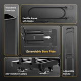 Carretilla Plegable TOOLIOM 500 lbs, 6 Ruedas, 2 Cuerdas