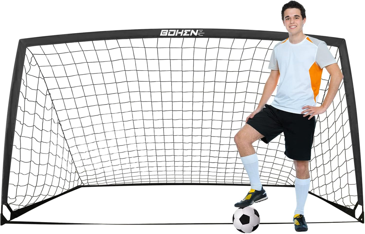 Porteria de futbol portatil y plegable, incluye red