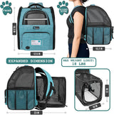 Mochila para gatos expandible para viajes y senderismo