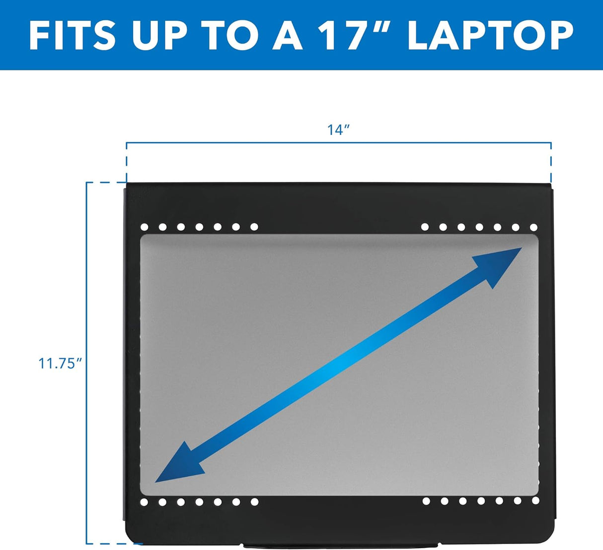 Soporte de escritorio para laptop brazo de movimiento