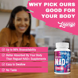 Suplemento liposomal NAD+ de 1200 mg  real de ultra pureza