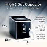 Máquina de Hielo Igloo, 26 lbs en 24h, Auto-limpieza, Countertop