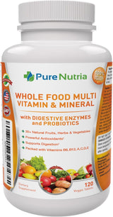 Suplemento Multivitaminas y minerales  enzimas probióticas
