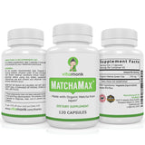 Suplemento Cápsulas orgánicas japonesas de matcha  té matcha