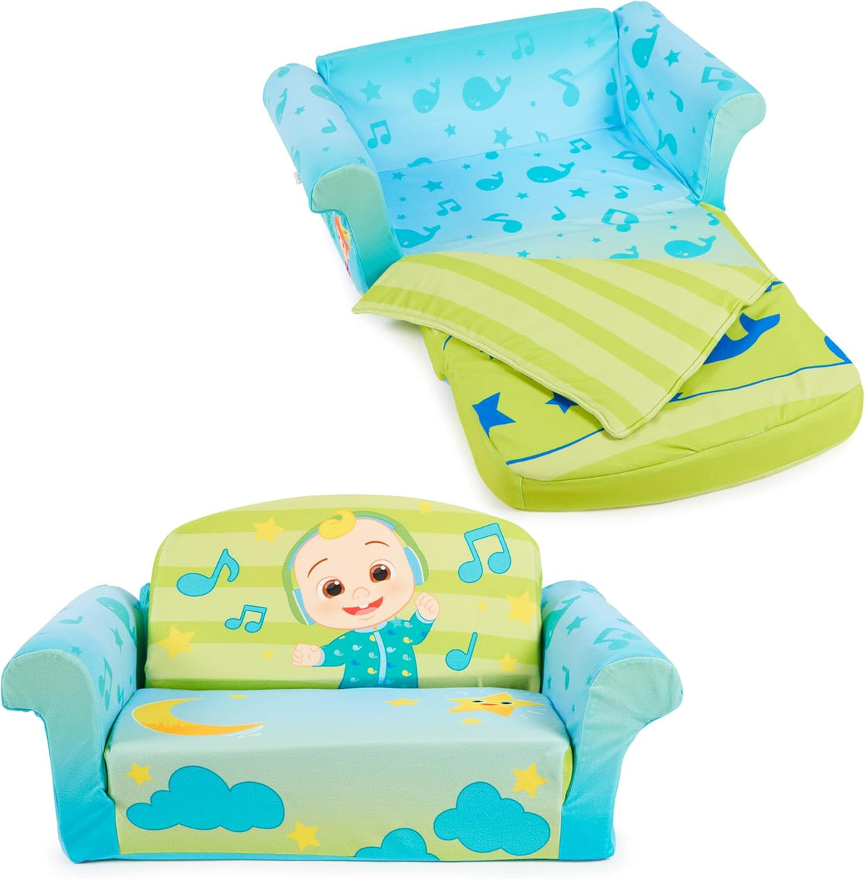 Silla convertible en cama 3 en 1 para bebés con manta