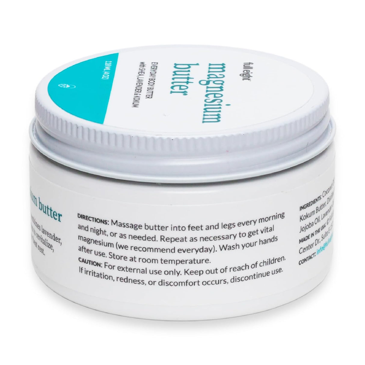Mantequilla Corporal Orgánica de Magnesio - Hidratante y Calmante