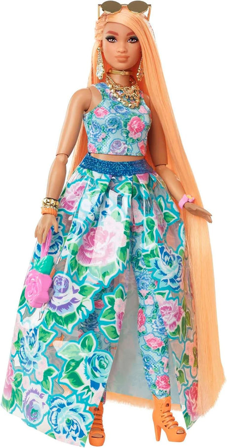 Barbie Extra Fancy Muñeca con Accesorios y Gato Pet