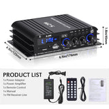 Amplificador de Audio Bluetooth 800W 4.1CH con Subwoofer Activo S299