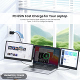 Monitor portátil Kwumsy S2 14 1080P FHD para laptops