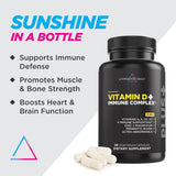 Suplemento Vitamin D3 K2 4000 IU Livingood Daily, 60 Cápsulas