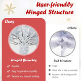 Árbol de Navidad Artificial 7.5ft Goplus, Pino Premium, Unlit