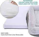 Cama ortopédica para perros grandes, con laterales, 36 x 23