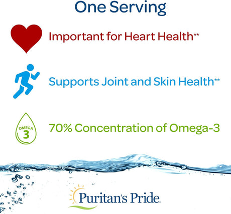 Puritan's Pride Omega-3 Fish Oil 1400mg Suplemento 240 Softgels
