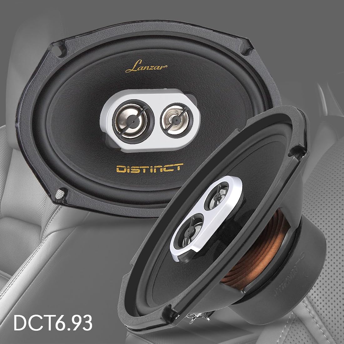 Parlantes o Vías de altavoces coaxiales Lanzar DCT6.93