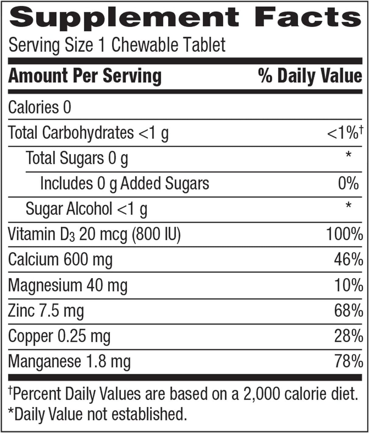 Suplementos Alimenticios de calcio