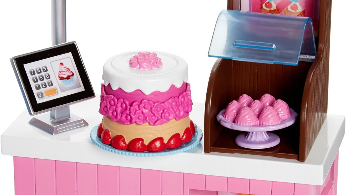 Barbie Carreras Set de Panadería con Muñeca Afroamericana