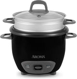 Arrocera y vaporera Aroma, 6 tazas, modelo ARC-743-1NGB