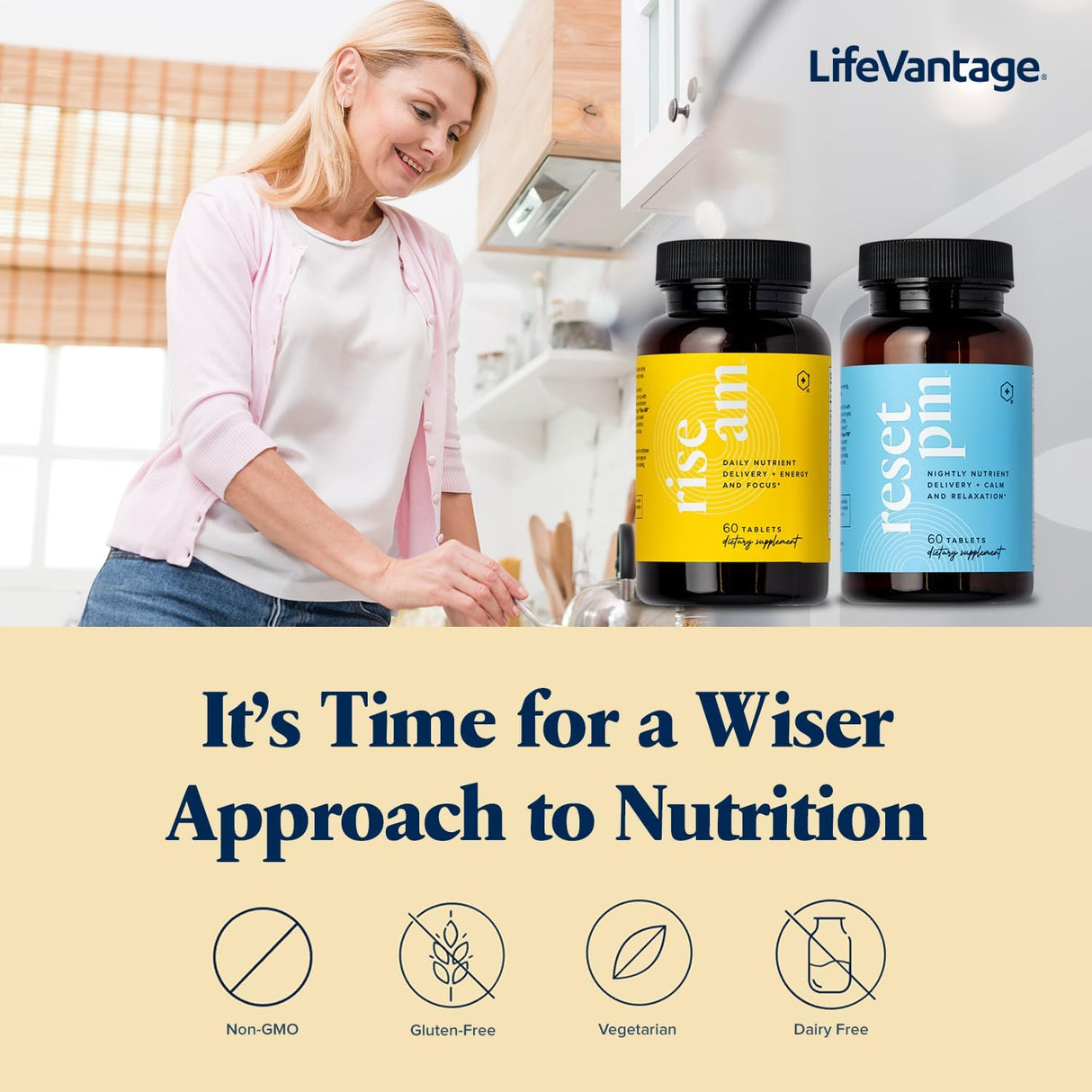 Suplemento multivitamínico para hombres y mujeres 60 und