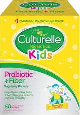 Suplemento alimenticio de fibra y probióticos para niños