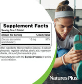 Suplementos de zinc  10 mg 90un  para  reparación celular
