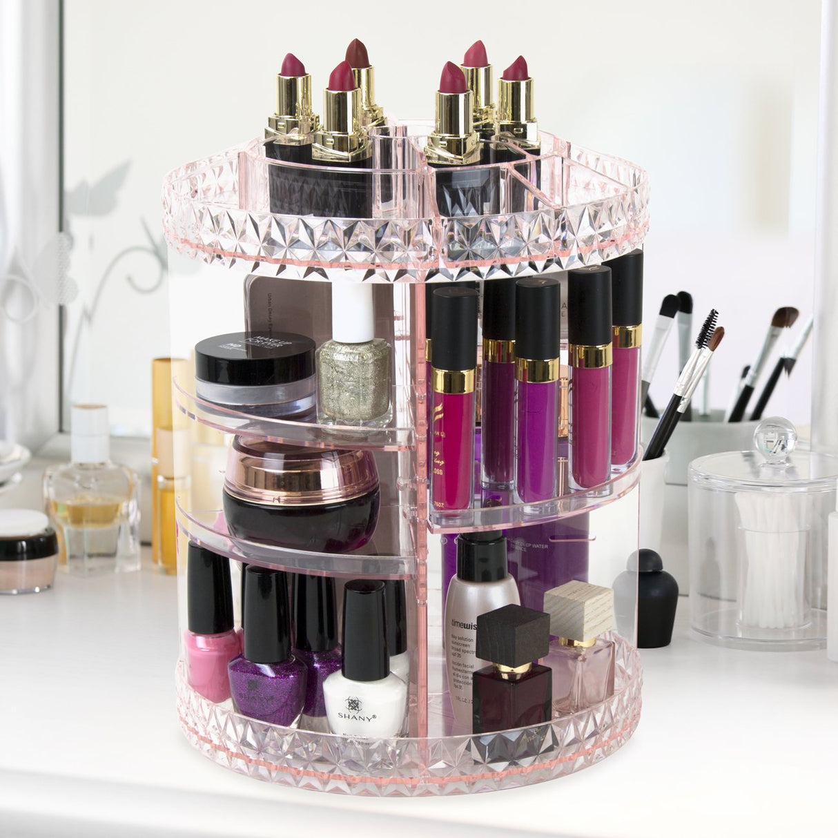 Organizador de maquillaje giratorio Sorbus almacenamiento