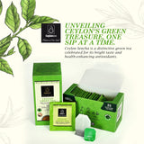 Ceylonzon Té Verde Premium 25 Bolsas, Sabor Natural 40g