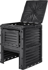 Compostera VEVOR 80 Gal, BPA Libre, Puerta Inferior, Ligera
