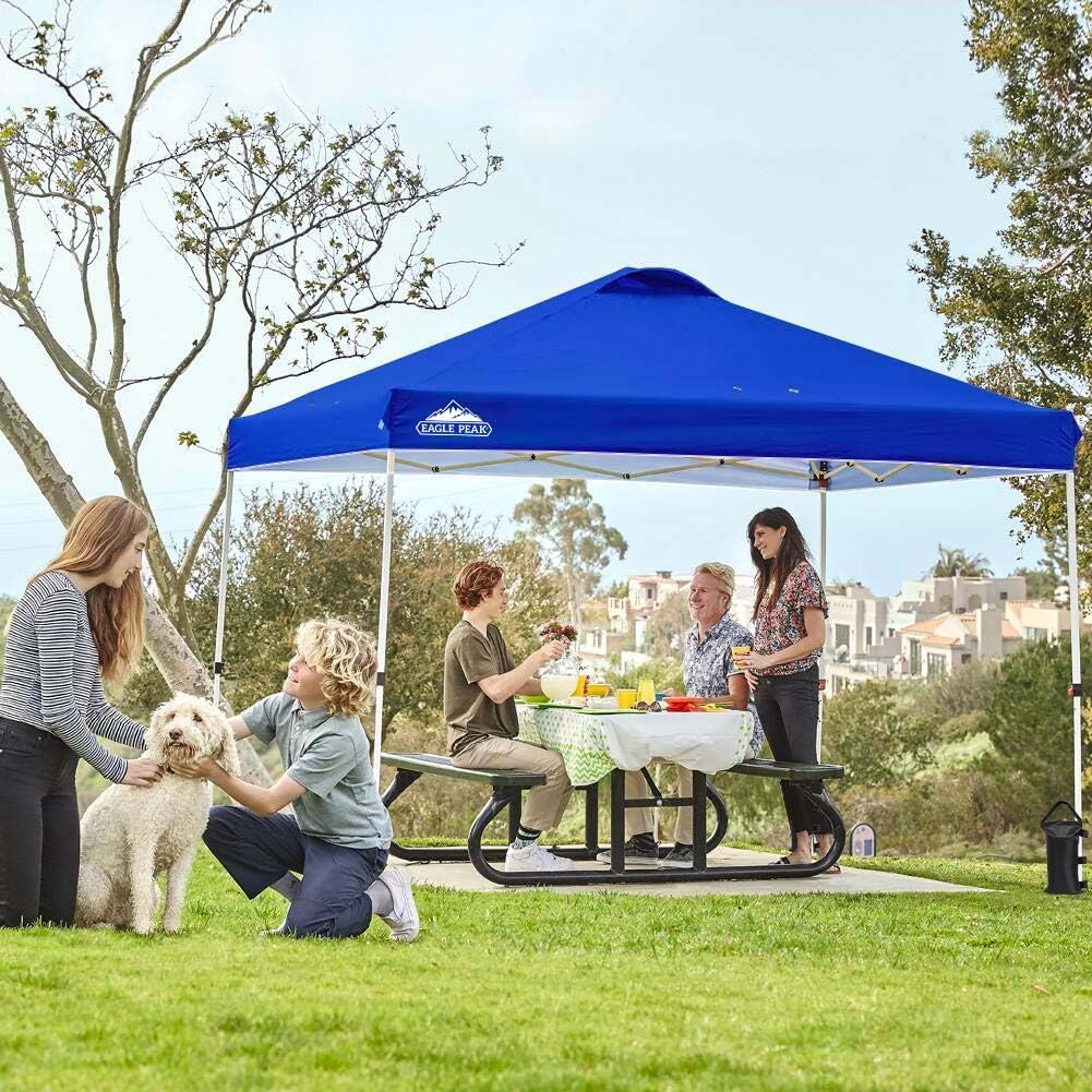 Tienda EAGLE PEAK 10x10 Carpa Plegable con Accesorios Azul
