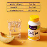 CoQ10 Saludable Origins 200mg Energía Corazón 150 Cápsulas