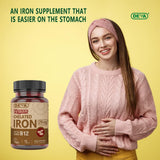 Deva Nutrition Iron Vegano 29 mg B-12 Fuerte 90 Tabletas