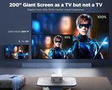 Proyector DBPOWER 4K, 5G WiFi, Bluetooth, 600ANSI, 1080P
