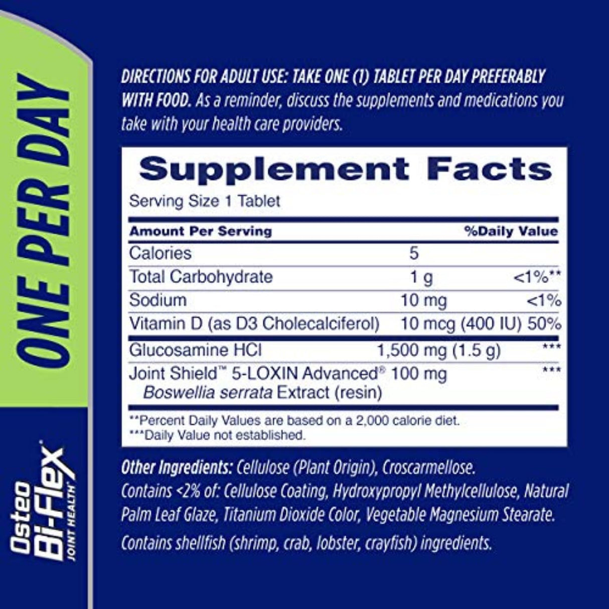 Osteo Bi-Flex Glucosamina con Vitamina D 130 Tabletas