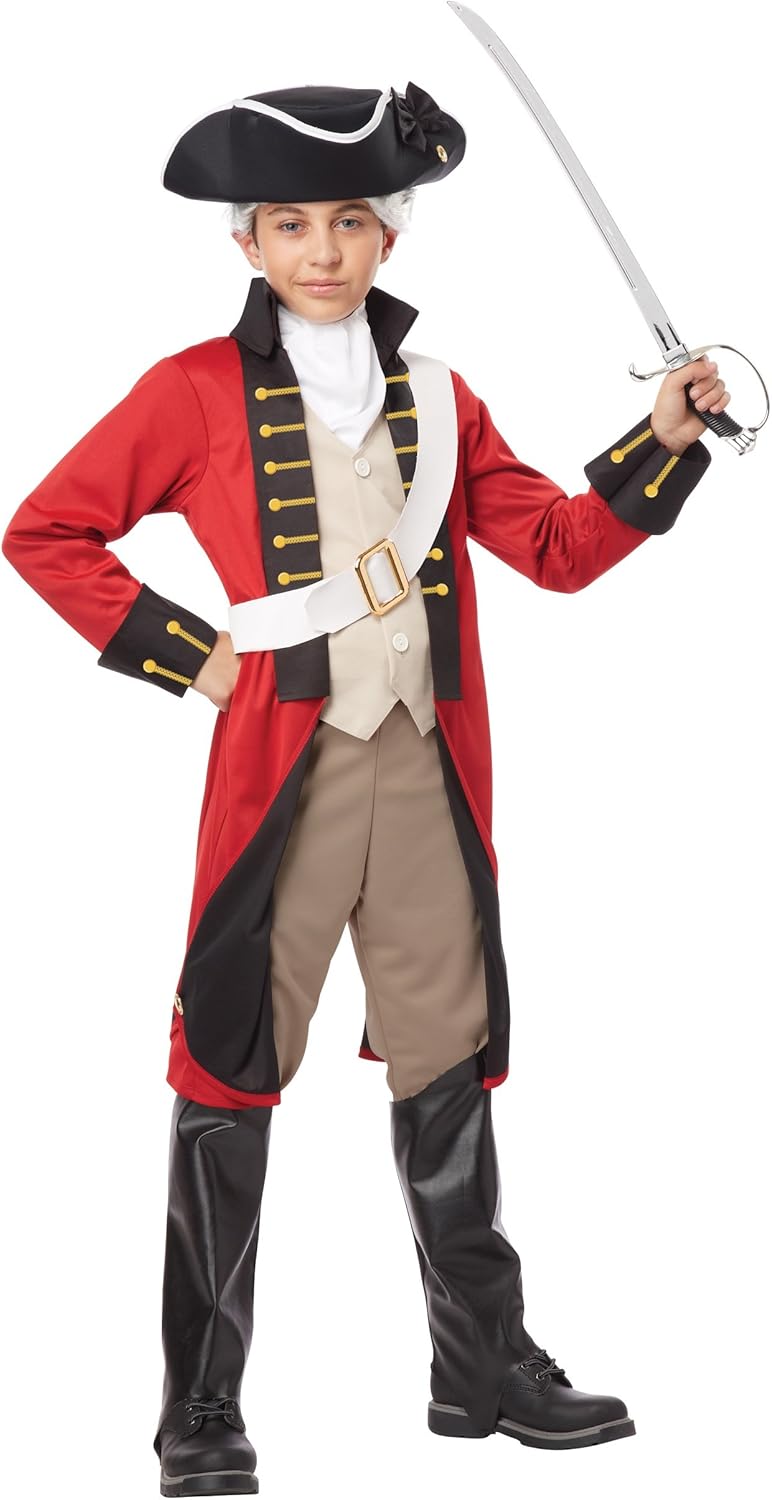 Disfraz de soldado británico para niño X-Large (12-14)